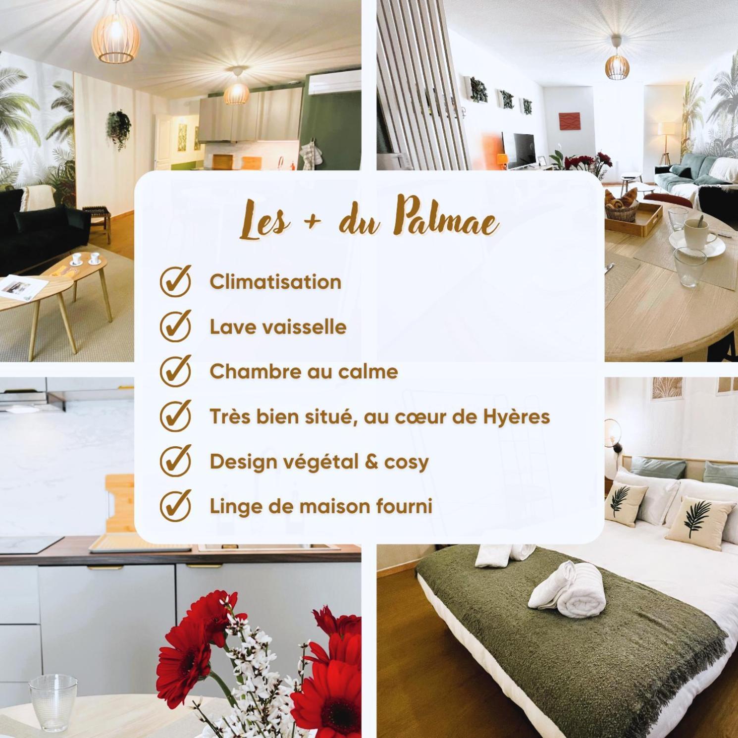 Le Palmae, Serenite Et Charme En Coeur De Ville Ιέρ Εξωτερικό φωτογραφία